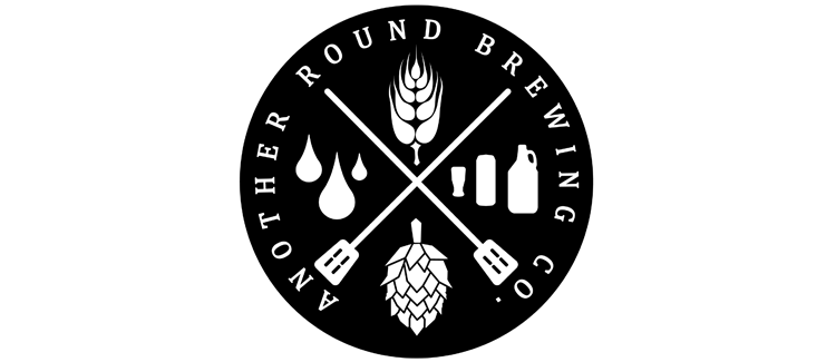 Another Round Brewing Logo showing hops and wheat