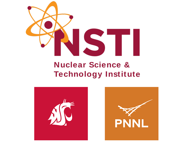 Nuclear Science and Technology Institute logo, showing the collaboration between WSU and PNNL